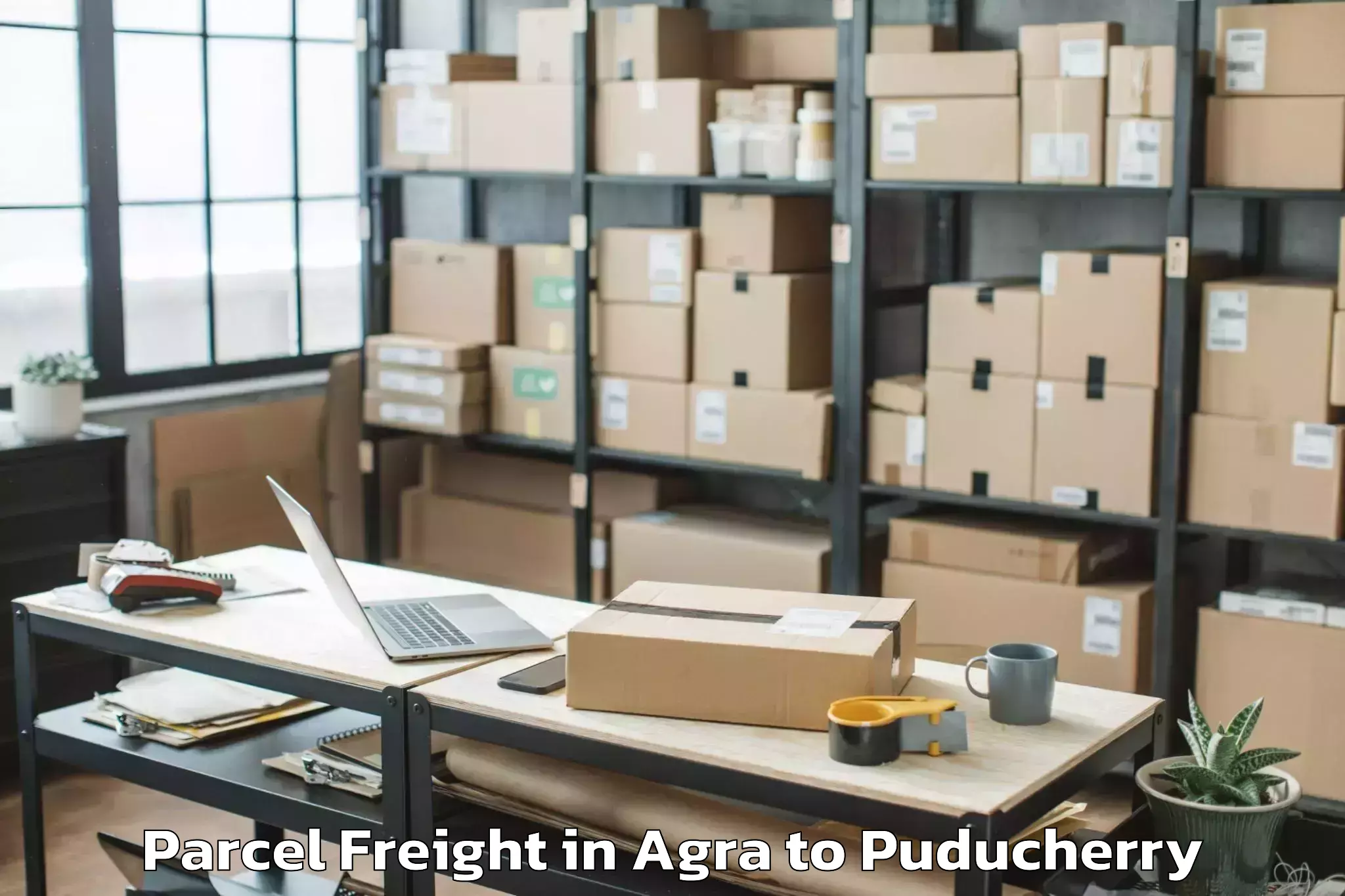 Hassle-Free Agra to Pondicherry Airport Pny Parcel Freight